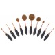 Professional Microfibre Oval Cosmetic Brush Collection