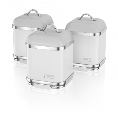 Set of 3 Canisters TRUFFLE 
